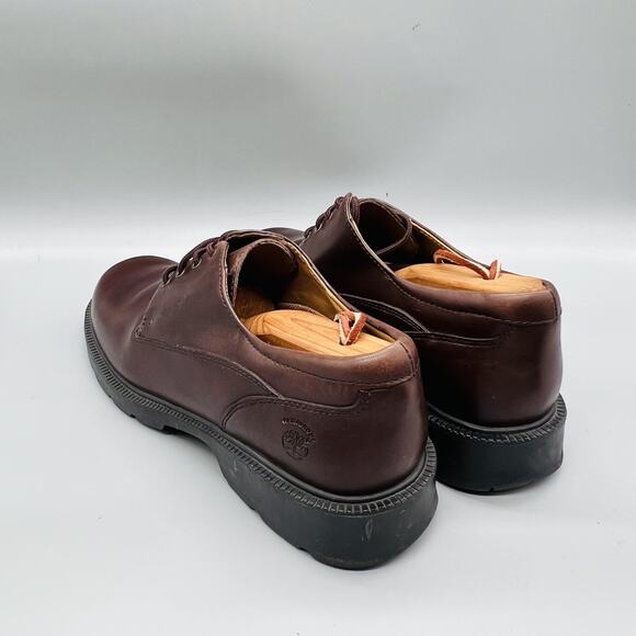 Timberland Shoes Mens 10 Brown Leather SMART Comfort Oxford Casual Walking main image 4